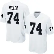 Men's White Game Kolton Miller Las Vegas Jersey