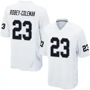 Men's White Game Nickell Robey-Coleman Las Vegas Jersey