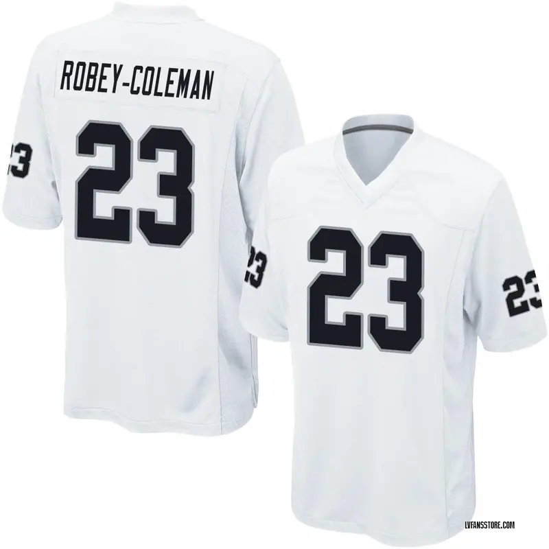 Men's White Game Nickell Robey-Coleman Las Vegas Jersey