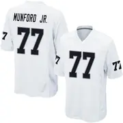 Men's White Game Thayer Munford Jr. Las Vegas Jersey