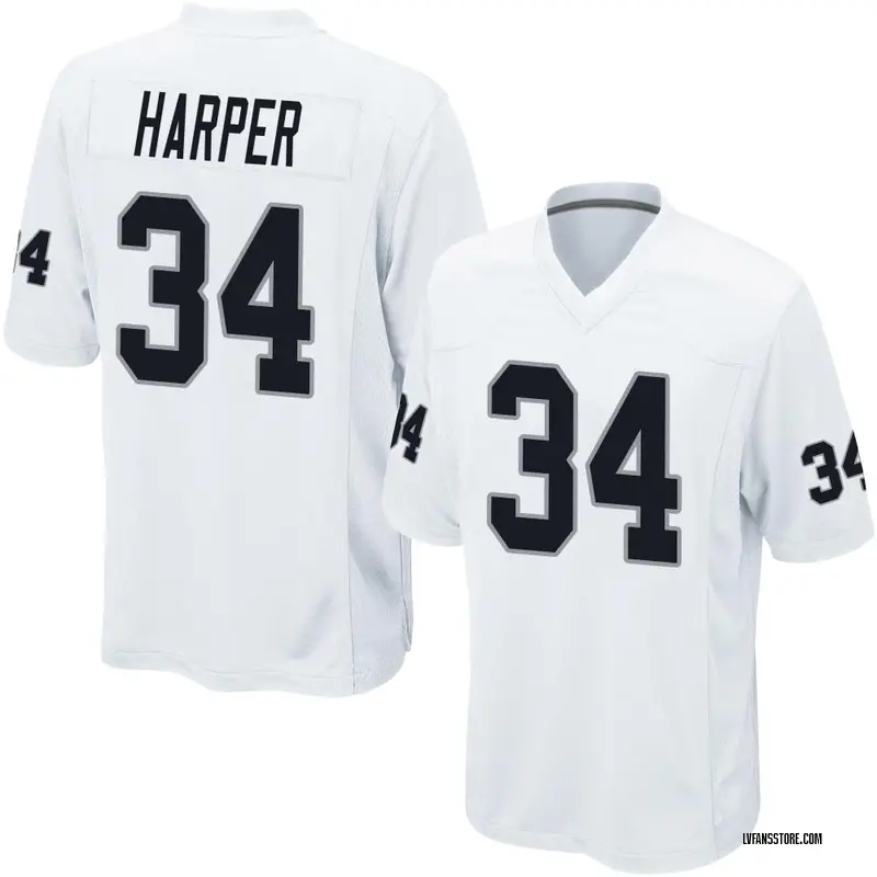 Men's White Game Thomas Harper Las Vegas Jersey