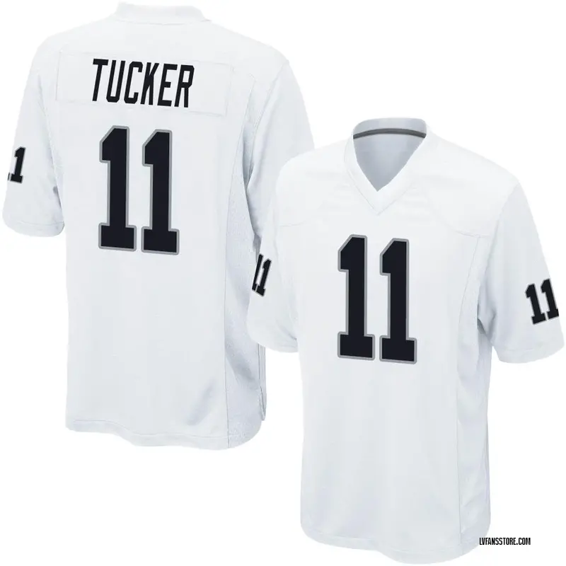 Men's White Game Tre Tucker Las Vegas Jersey