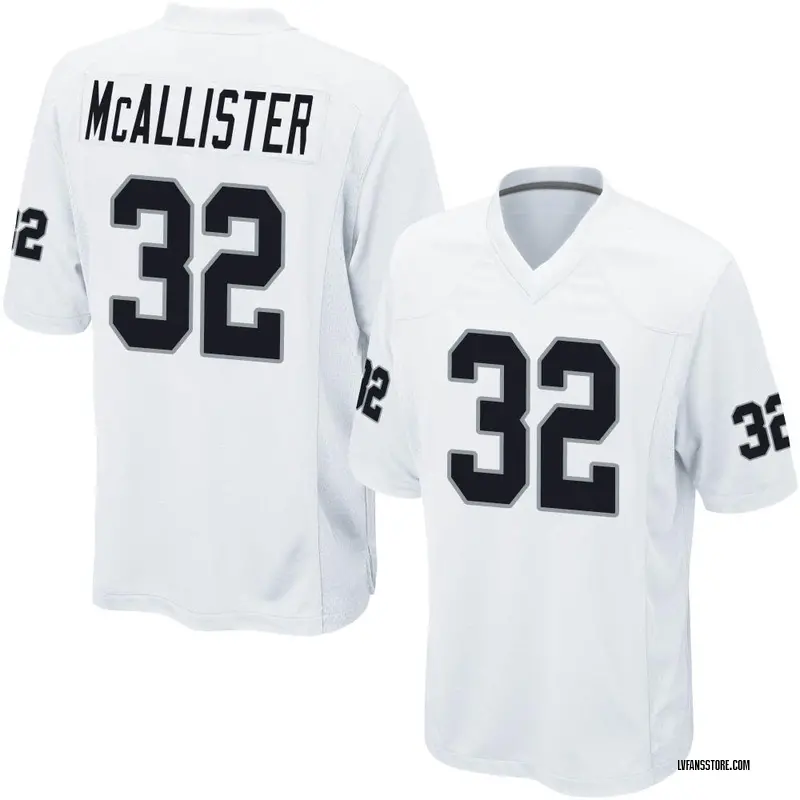 Men's White Game Tyreik McAllister Las Vegas Jersey