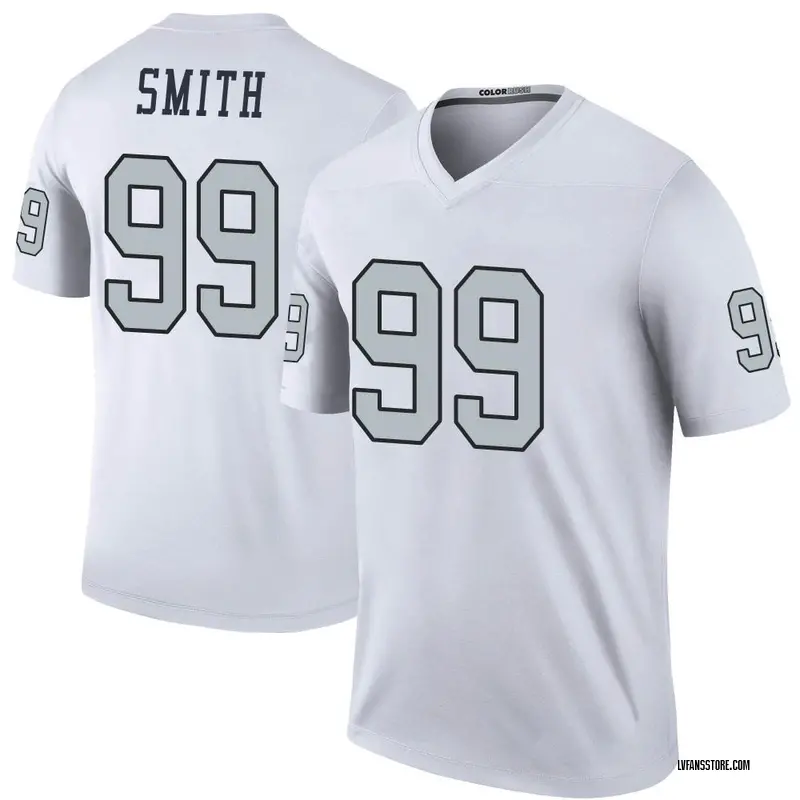 Men's White Legend Aldon Smith Las Vegas Color Rush Jersey