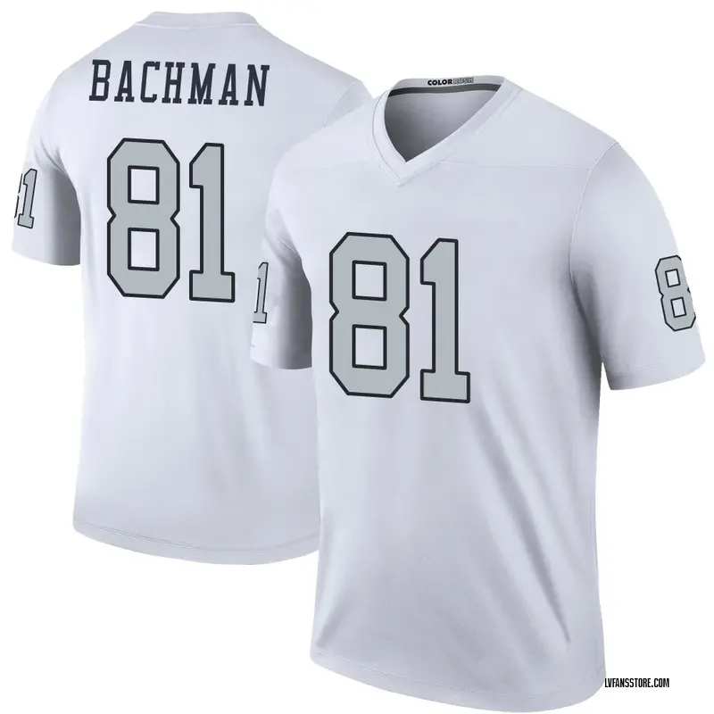 Men's White Legend Alex Bachman Las Vegas Color Rush Jersey