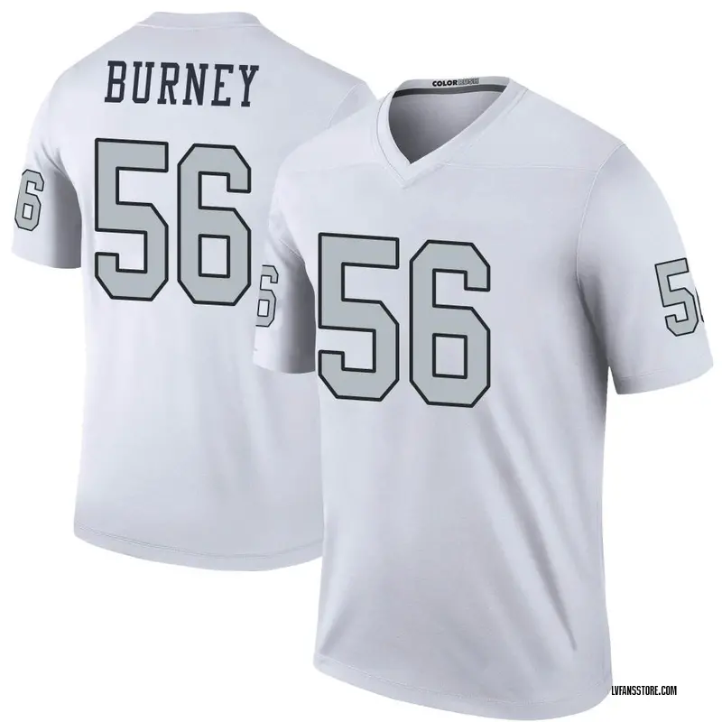 Men's White Legend Amari Burney Las Vegas Color Rush Jersey