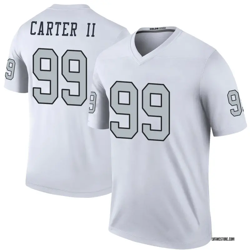 Men's White Legend Andre Carter II Las Vegas Color Rush Jersey