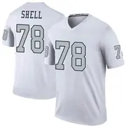 Men's White Legend Art Shell Las Vegas Color Rush Jersey