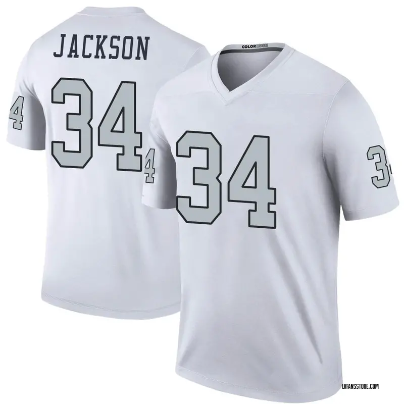 Men's White Legend Bo Jackson Las Vegas Color Rush Jersey