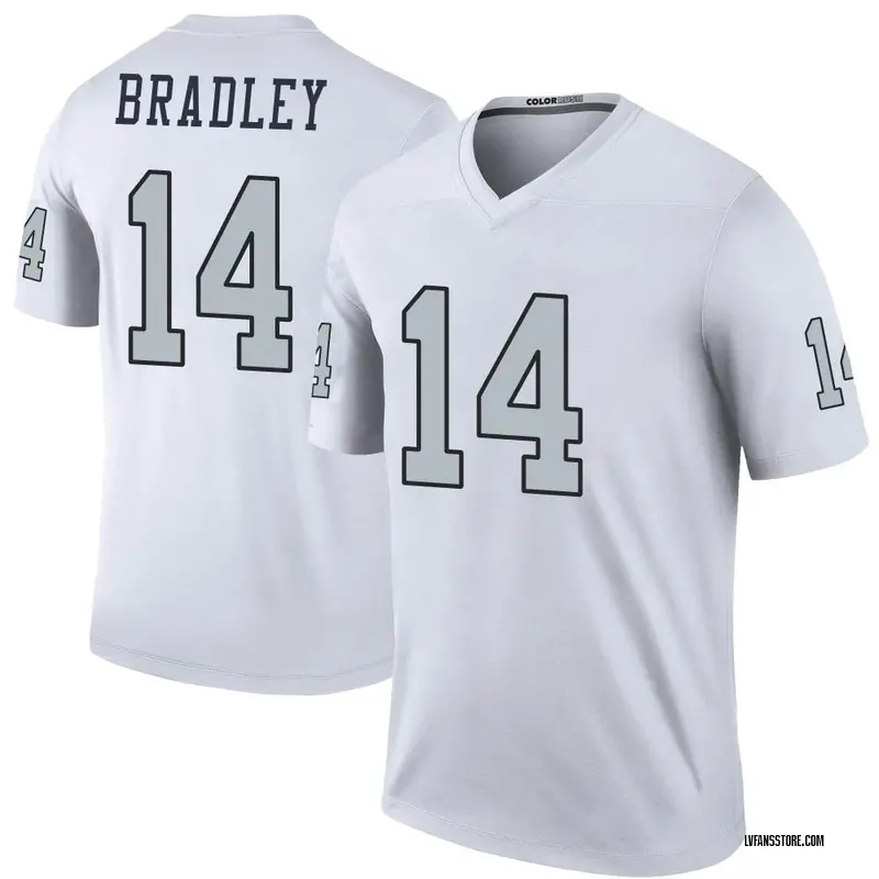 Men's White Legend Carter Bradley Las Vegas Color Rush Jersey