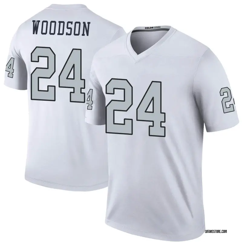 Men's White Legend Charles Woodson Las Vegas Color Rush Jersey