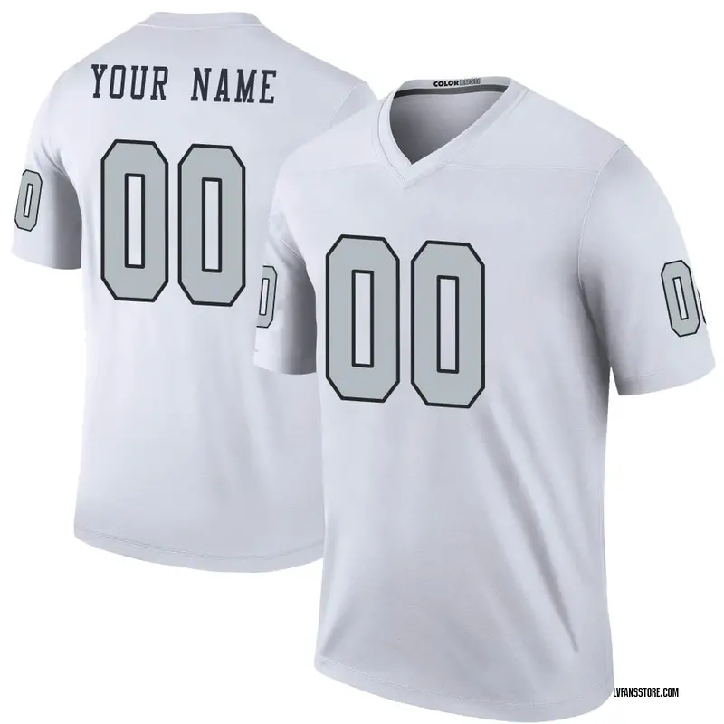 Men's White Legend Custom Las Vegas Color Rush Jersey