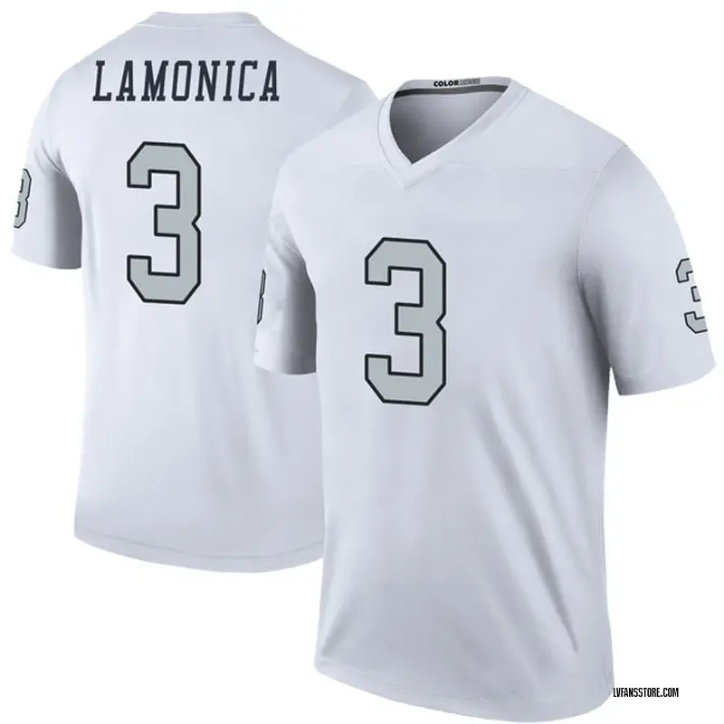 Men's White Legend Daryle Lamonica Las Vegas Color Rush Jersey