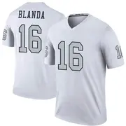 Men's White Legend George Blanda Las Vegas Color Rush Jersey