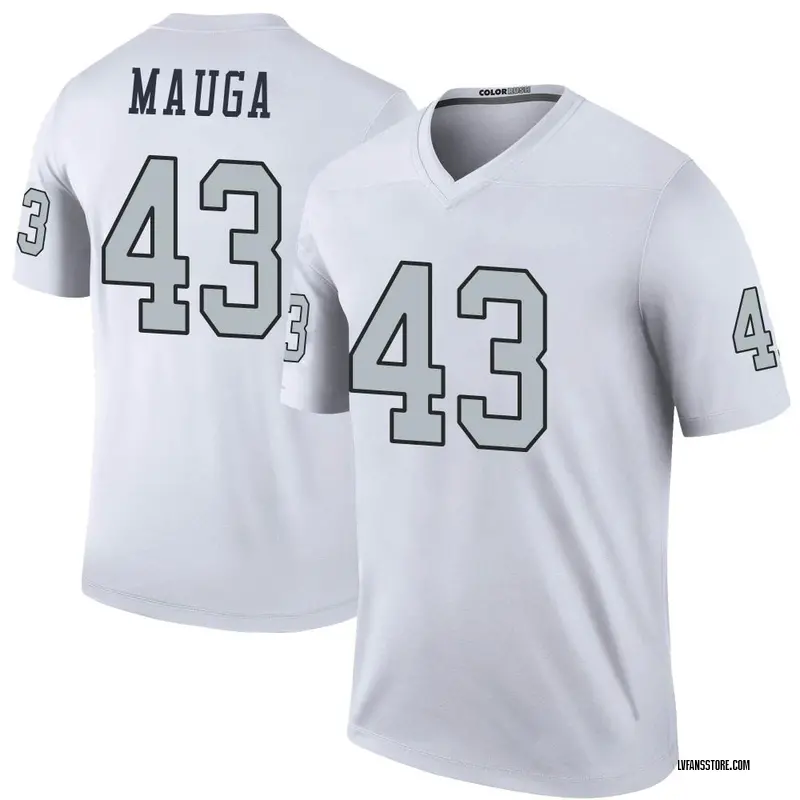 Men's White Legend Kana'i Mauga Las Vegas Color Rush Jersey