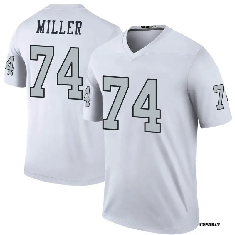 Men's White Legend Kolton Miller Las Vegas Color Rush Jersey