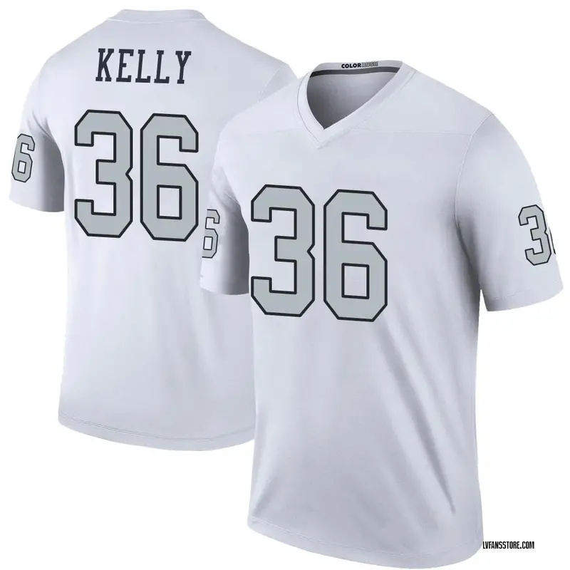 Men's White Legend Kyu Blu Kelly Las Vegas Color Rush Jersey