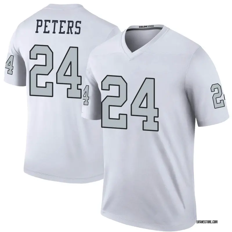 Men's White Legend Marcus Peters Las Vegas Color Rush Jersey