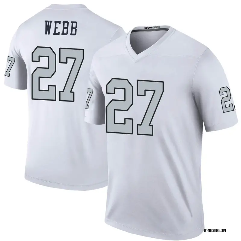 Men's White Legend Sam Webb Las Vegas Color Rush Jersey