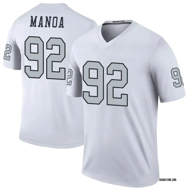 Men's White Legend Tyler Manoa Las Vegas Color Rush Jersey