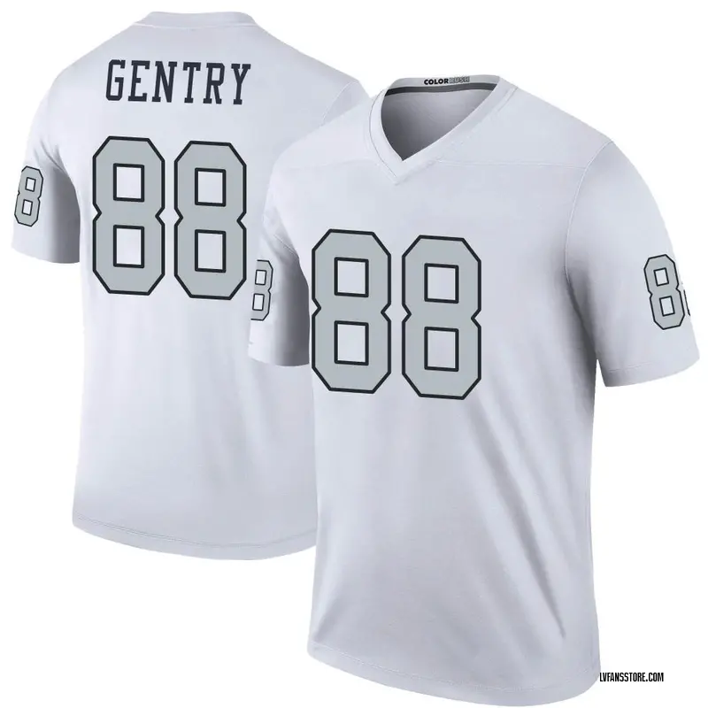 Men's White Legend Zach Gentry Las Vegas Color Rush Jersey