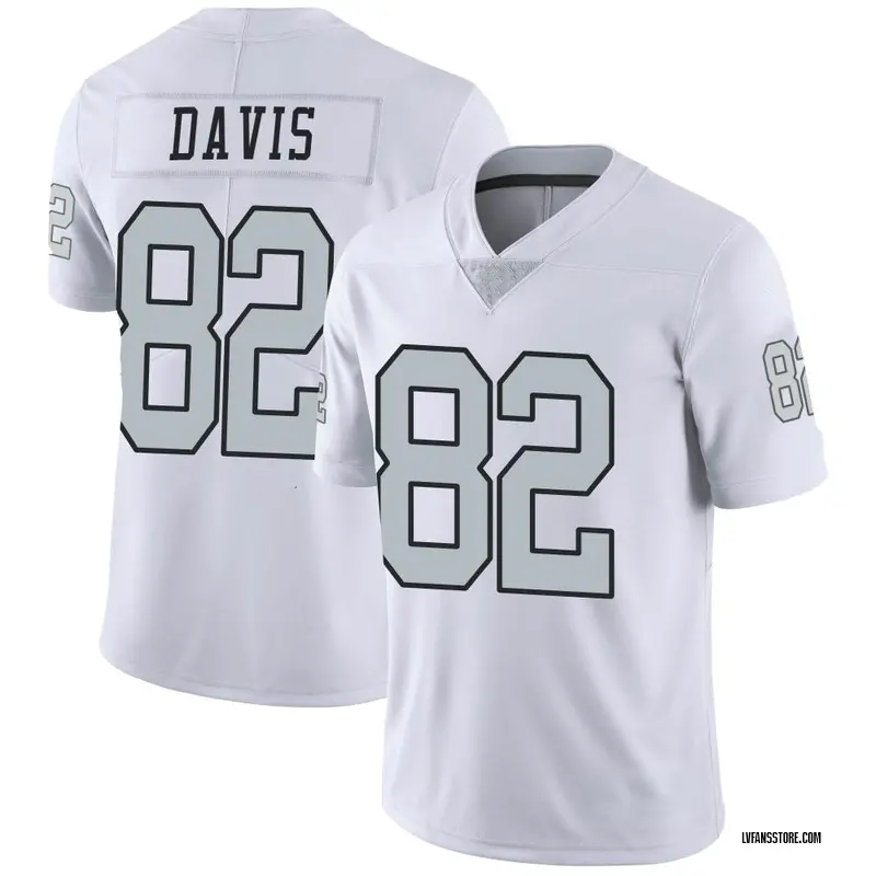 Men's White Limited Al Davis Las Vegas Color Rush Jersey