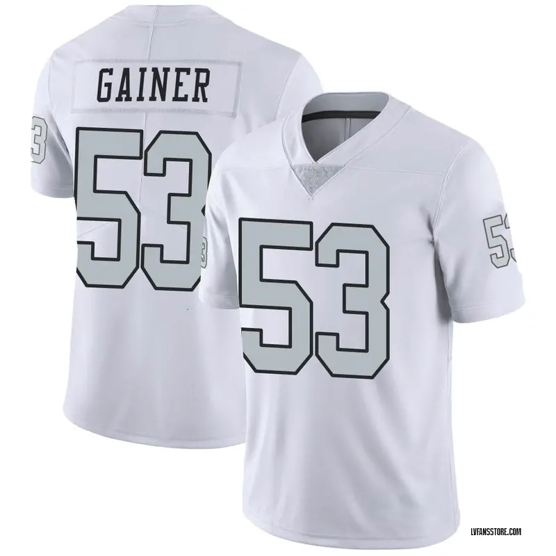 Men's White Limited Amari Gainer Las Vegas Color Rush Jersey