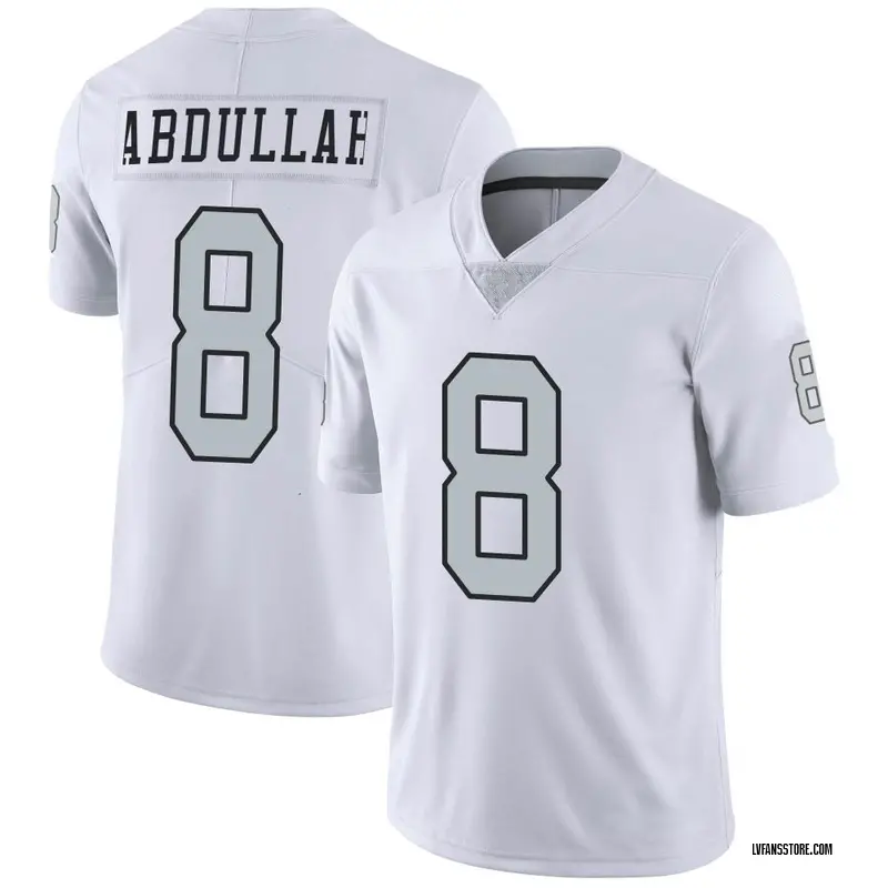 Men's White Limited Ameer Abdullah Las Vegas Color Rush Jersey