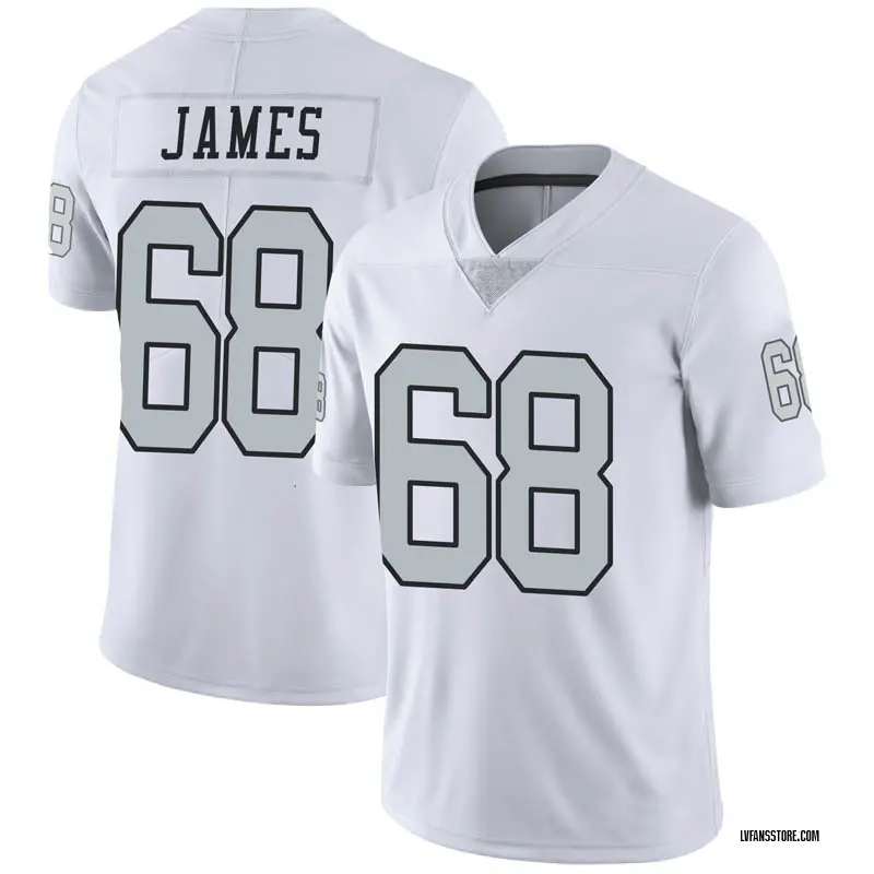 Men's White Limited Andre James Las Vegas Color Rush Jersey