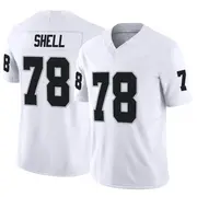 Men's White Limited Art Shell Las Vegas Vapor F.U.S.E. Jersey