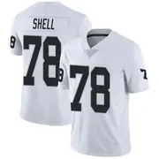 Men's White Limited Art Shell Las Vegas Vapor Untouchable Jersey