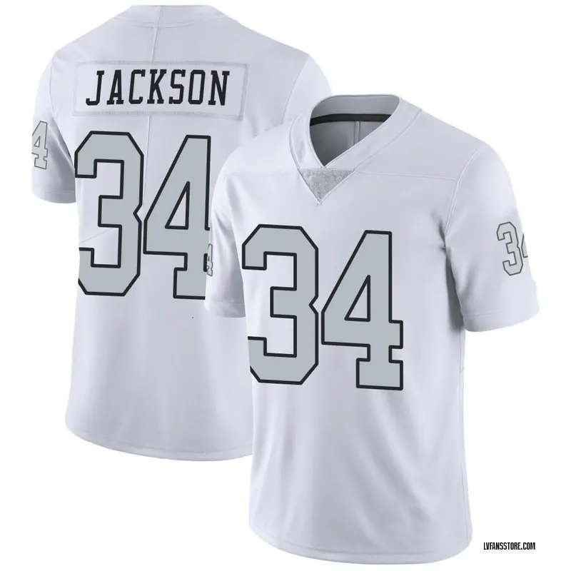 Men's White Limited Bo Jackson Las Vegas Color Rush Jersey