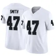 Men's White Limited Brandon Smith Las Vegas Vapor F.U.S.E. Jersey