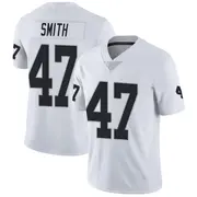 Men's White Limited Brandon Smith Las Vegas Vapor Untouchable Jersey