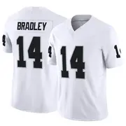 Men's White Limited Carter Bradley Las Vegas Vapor F.U.S.E. Jersey