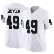 Men's White Limited Charles Snowden Las Vegas Vapor F.U.S.E. Jersey