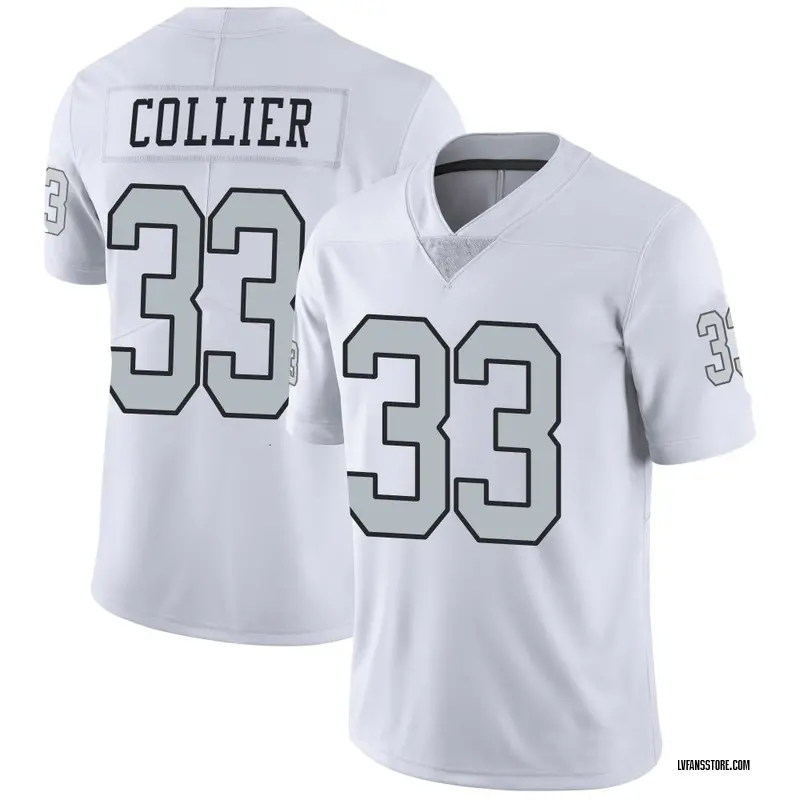 Men's White Limited Chris Collier Las Vegas Color Rush Jersey