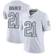 Men's White Limited Cliff Branch Las Vegas Color Rush Jersey