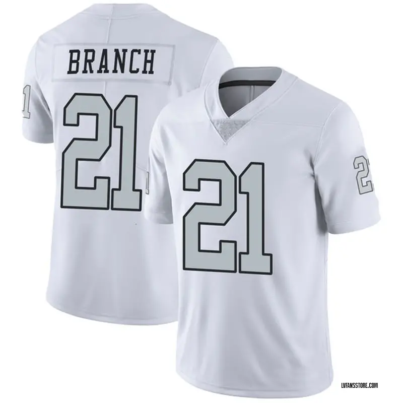 Men's White Limited Cliff Branch Las Vegas Color Rush Jersey