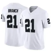 Men's White Limited Cliff Branch Las Vegas Vapor F.U.S.E. Jersey