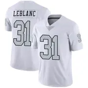 Men's White Limited Cre'Von LeBlanc Las Vegas Color Rush Jersey