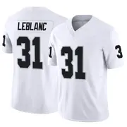 Men's White Limited Cre'Von LeBlanc Las Vegas Vapor F.U.S.E. Jersey