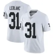 Men's White Limited Cre'Von LeBlanc Las Vegas Vapor Untouchable Jersey