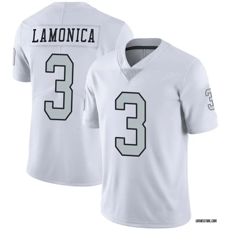 Men's White Limited Daryle Lamonica Las Vegas Color Rush Jersey