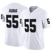 Men's White Limited David Agoha Las Vegas Vapor F.U.S.E. Jersey