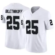 Men's White Limited Fred Biletnikoff Las Vegas Vapor F.U.S.E. Jersey