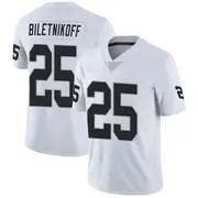 Men's White Limited Fred Biletnikoff Las Vegas Vapor Untouchable Jersey