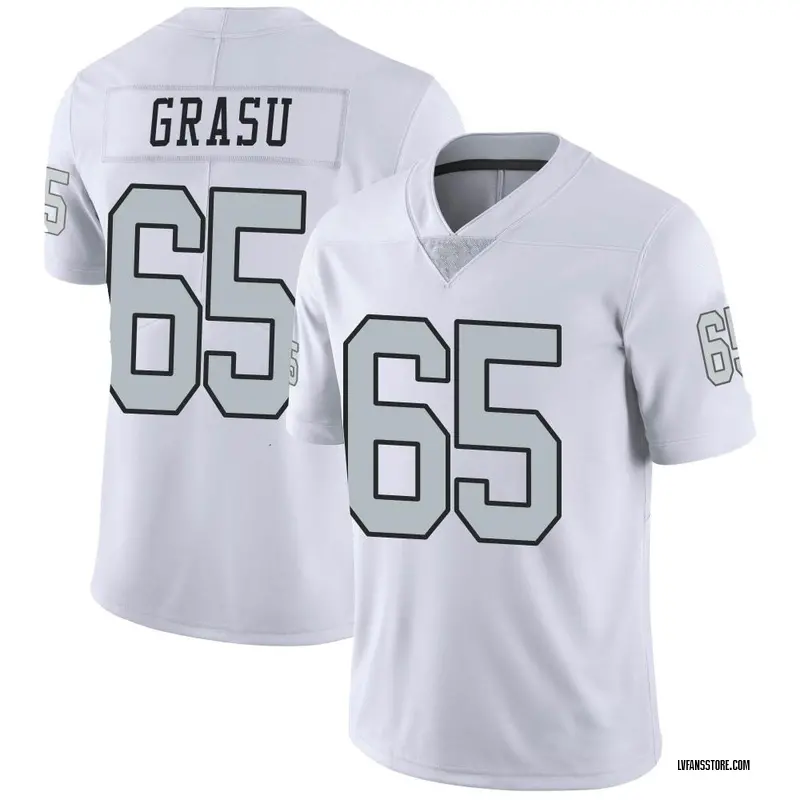 Men's White Limited Hroniss Grasu Las Vegas Color Rush Jersey