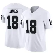 Men's White Limited Jack Jones Las Vegas Vapor F.U.S.E. Jersey