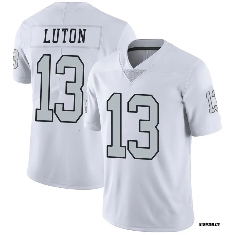 Men's White Limited Jake Luton Las Vegas Color Rush Jersey